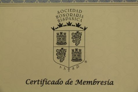 Spanish Honor Society Induction