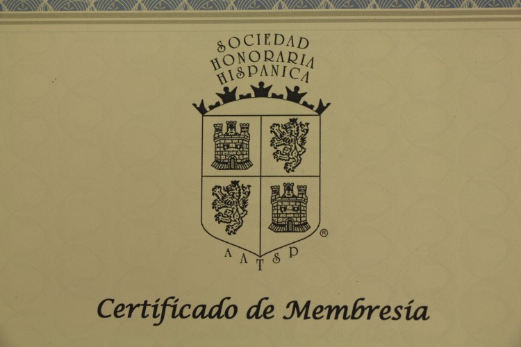 Spanish Honor Society Induction