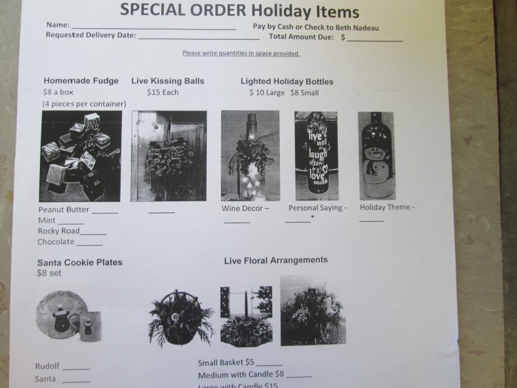 Holiday Craft Sale: Resource B