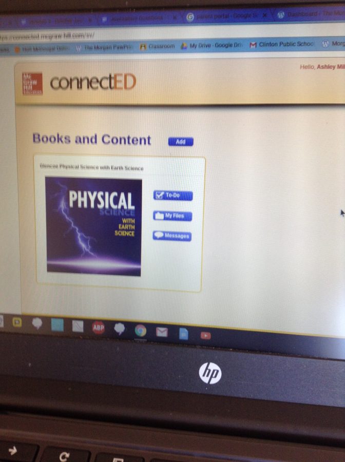 Online And Physical Textbooks In The Morgan School