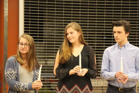 Katie Kozak, Ashlyn Harris, and Matt Beauvais