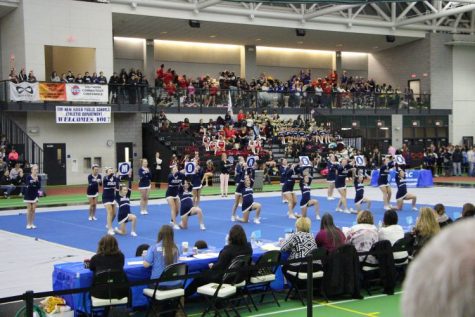 M-O-R-G-A-N! Cheerleaders at States