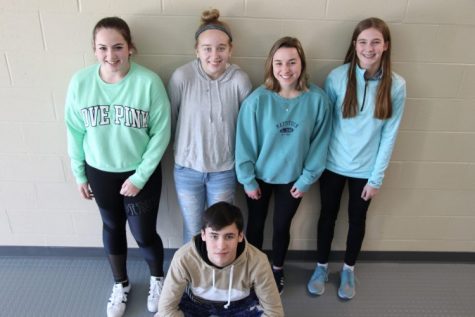 Mya Yetso, Rachel Gelven, Chloe Grimes, Catie Donadio, and Jon Fiorillo (left to right) were a few students who attended the leadership conference