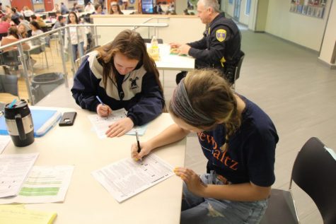 Morgan Registers to Vote