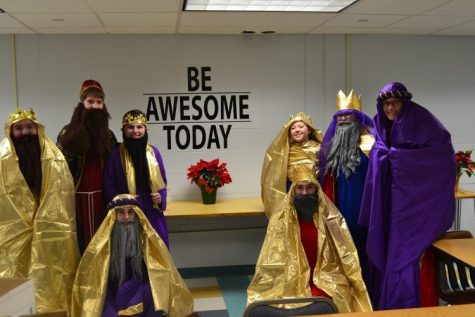 Three Kings Make Their Way To Joel School