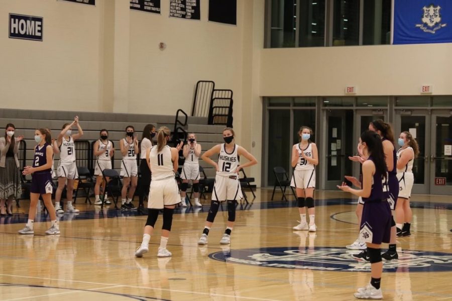 Caitlyn Donadio after hitting her 1,000 point