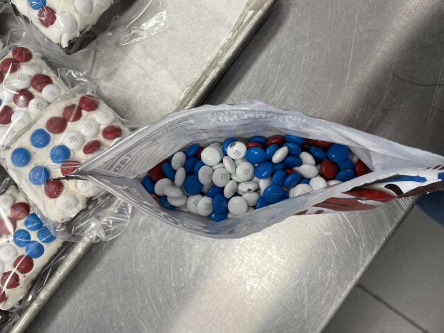 Red, White, and Blue M&Ms