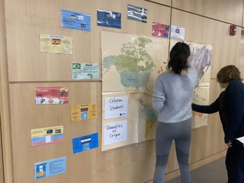 Hanging the map