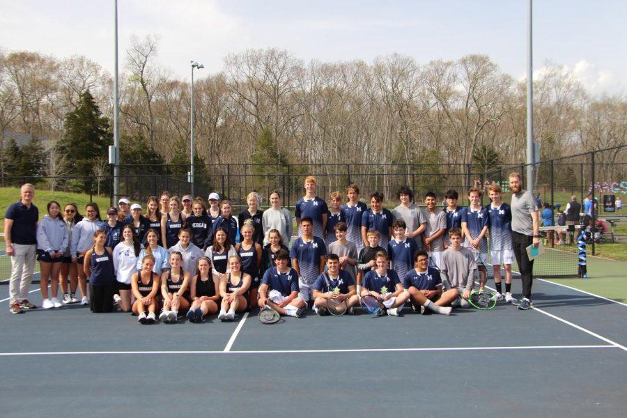 9+Students+Celebrated+at+Morgan+Tennis+Senior+Night