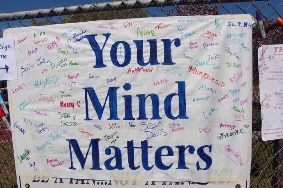 Your Mind Matters poster signed by all atendents