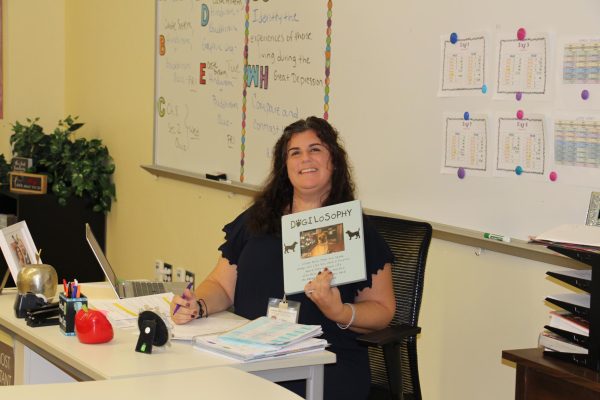 Mrs. Rizzo at her desk