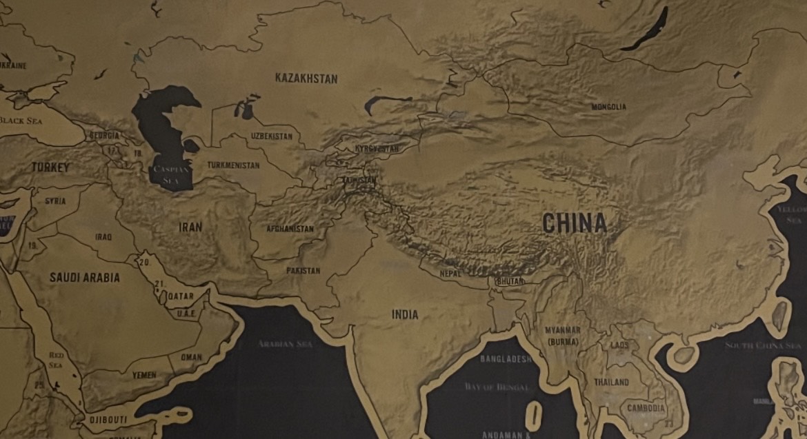 Map of Asia 