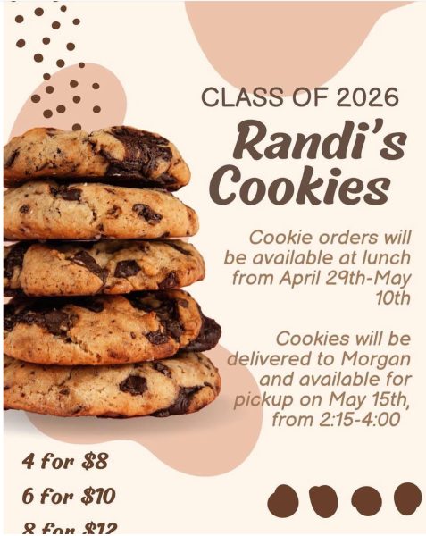 Flyer for Randis Cookie Sale