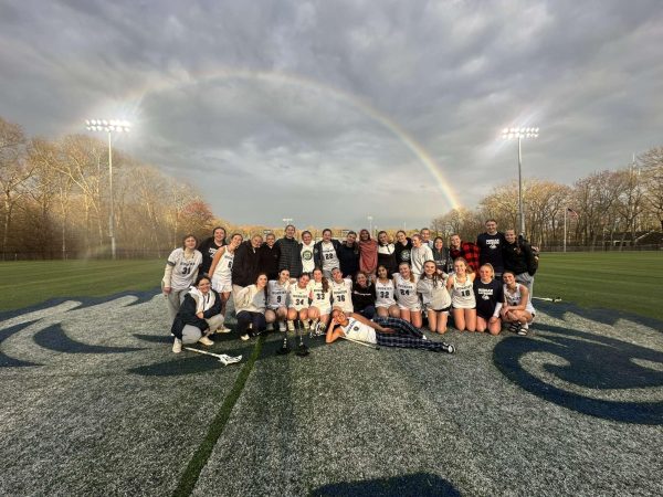 Morgan Girls Lacrosse team after game