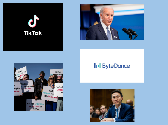 TikTok Ban Collage
