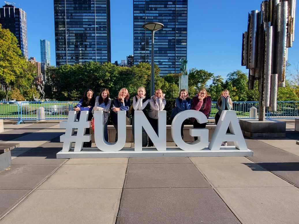 REACT members at the UN - Shelby Mehmet