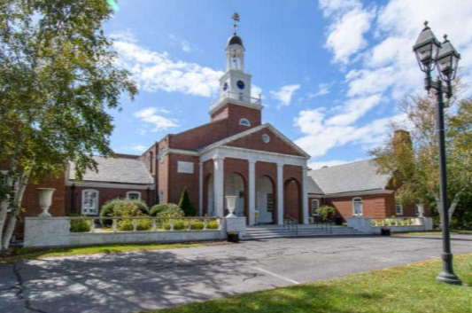 The Clinton Town Hall. The polling center for citizens. 