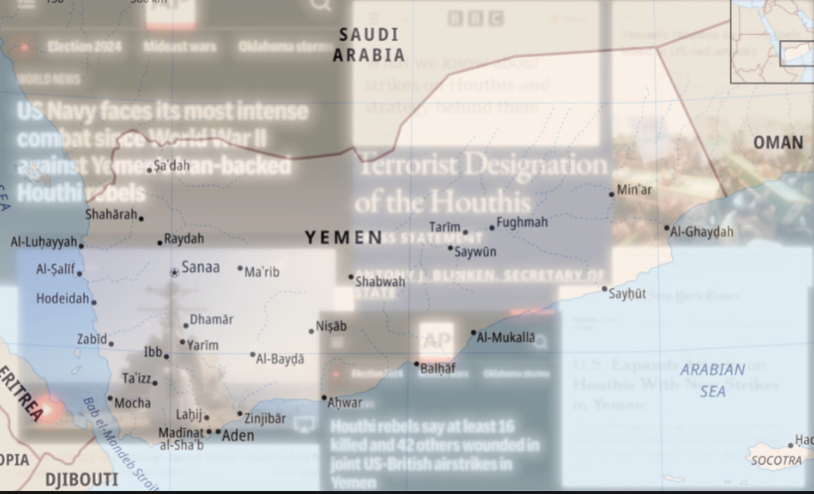 Conflict In the Middle East - United States and Yemeni Houthi Naval Attacks