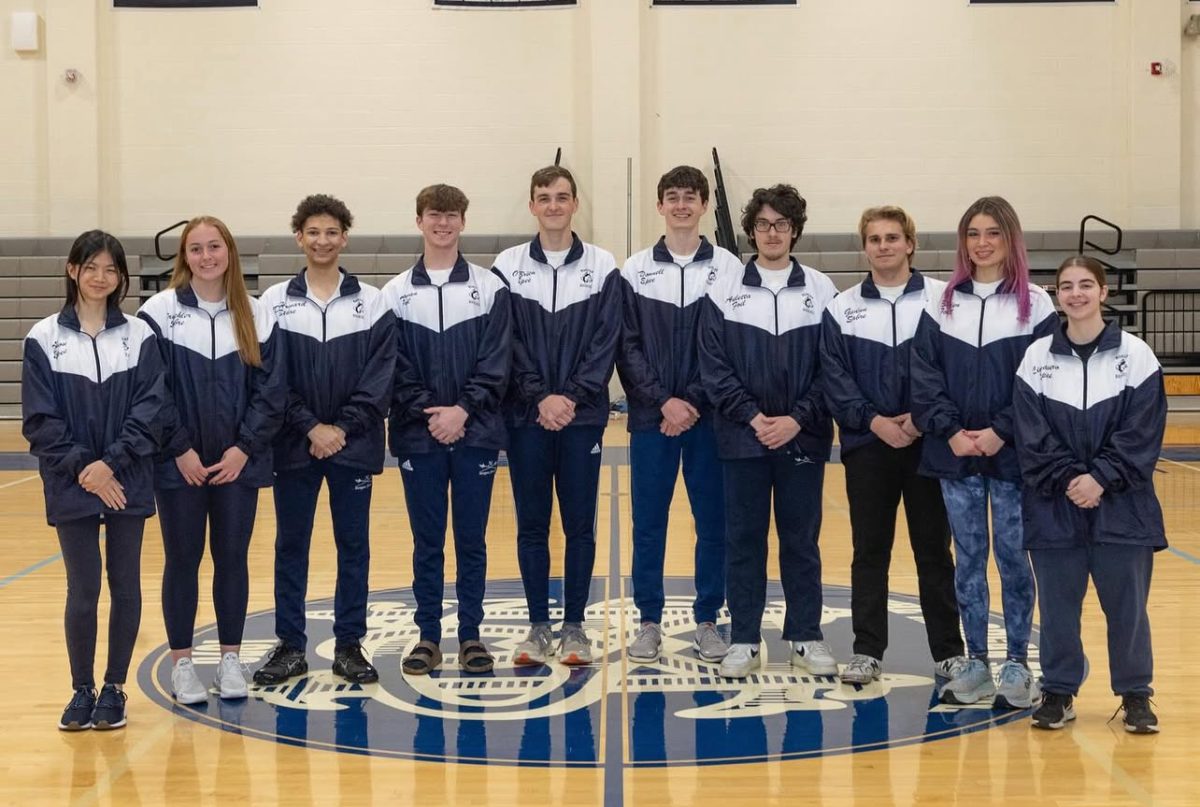 Seniors Andrew Auletta, Riley Brauchler, Aden Gadun, Demani Howard, Francesca Limauro, Joseph O'Brien, Meredith O'Brien, Patrick O'Donnell, Henry Tessman, and Nicole Zi Yue Zhou 