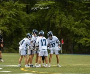 Lacrosse faking the ball