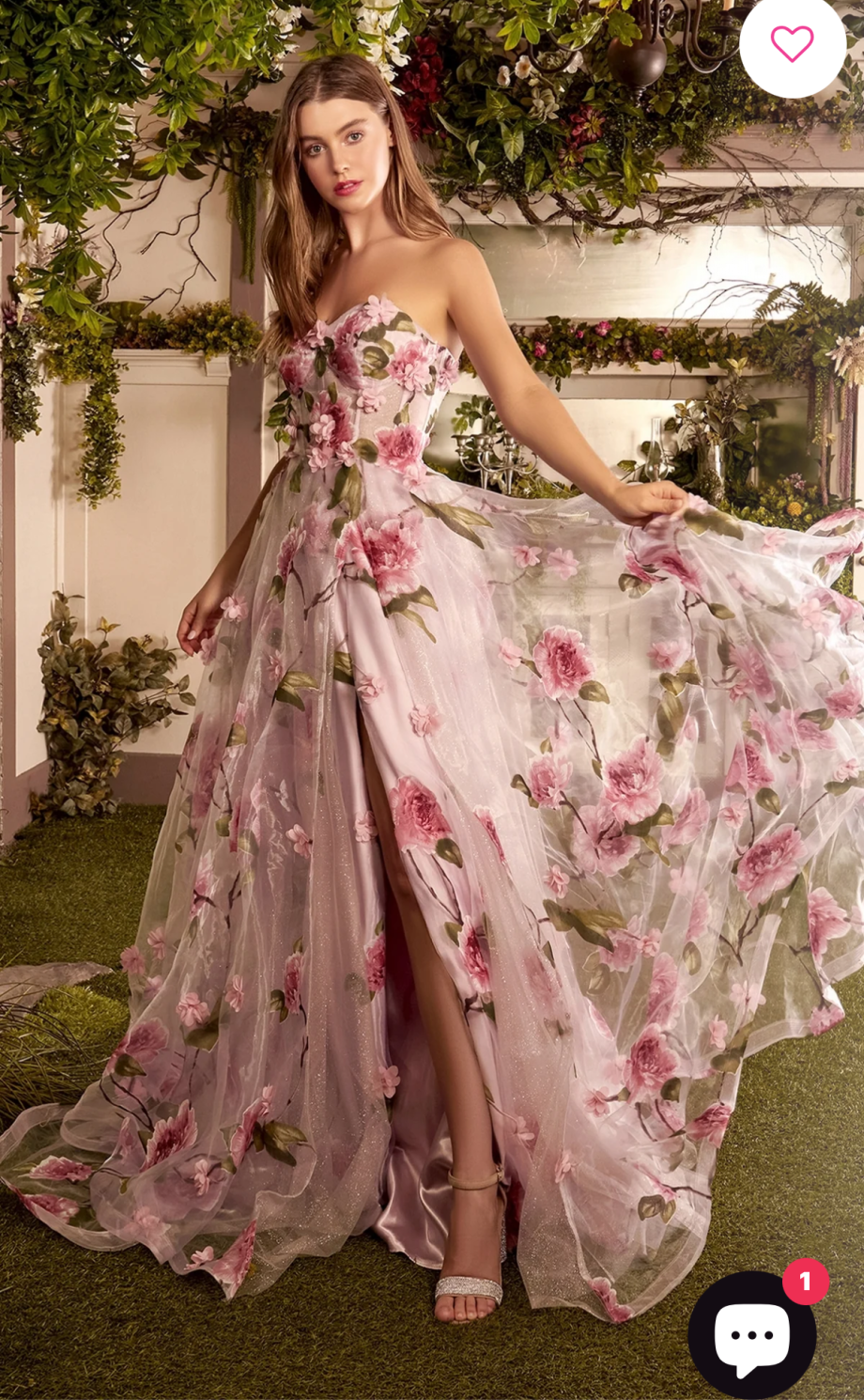 Pictured is Ava Ruotolo's prom dress.
