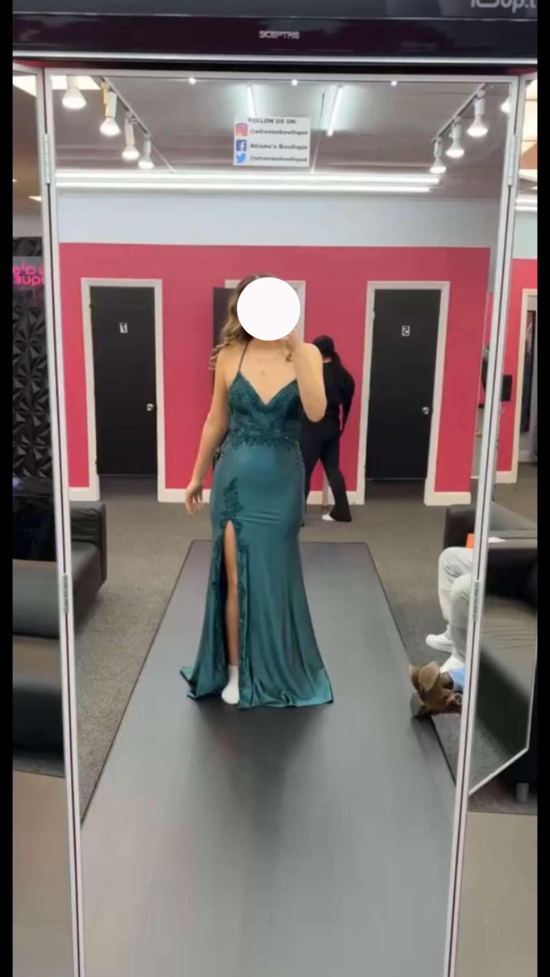 Pictured is Angelie Jaramillo-Navas' prom dress.