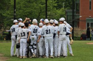 The Morgan boys' baseball team