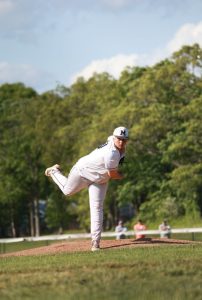 Jacoby Brown pitching
