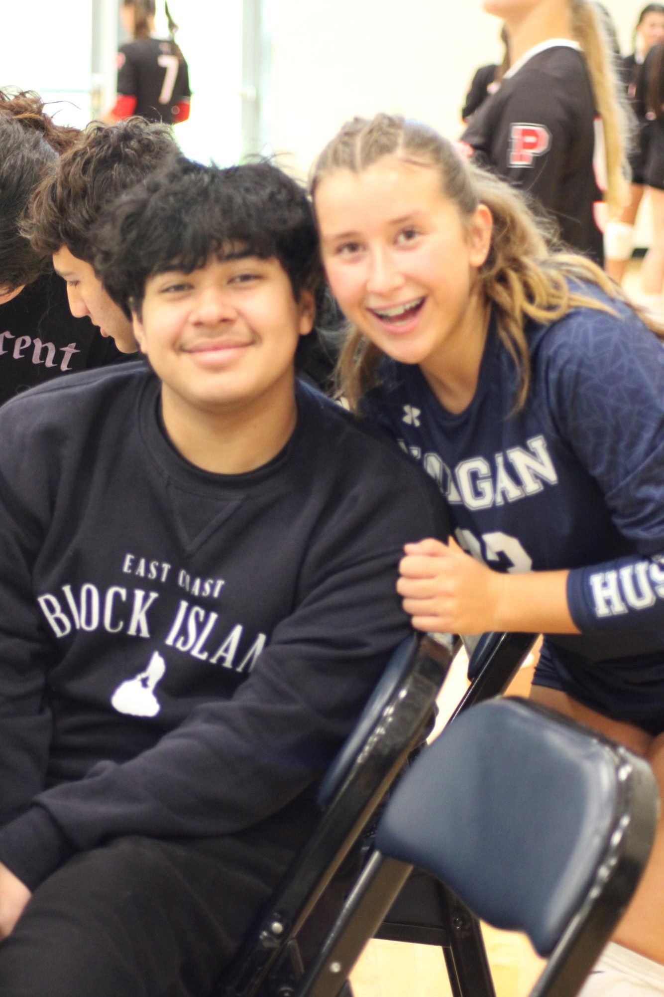 Brandon Avila-Hernandez, the Morgan Girls Volleyball and Girls Basketball manager