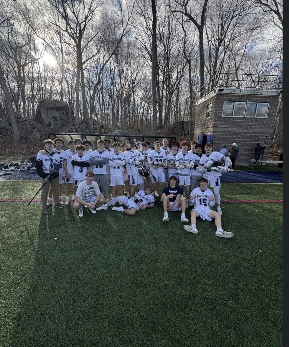 The Morgan Boys Lacrosse team after a win last season