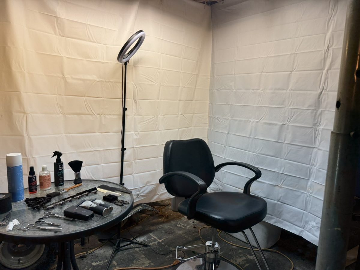 Liam hair cutting set up