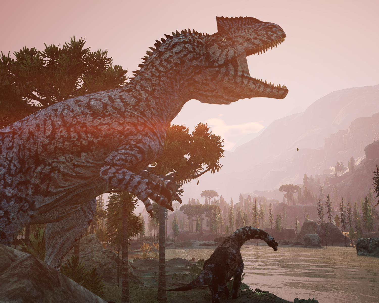 Image of a Saurophaganax taken from the game.