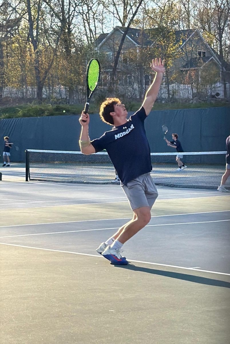 Nathan Miller Serving Against Westbrook